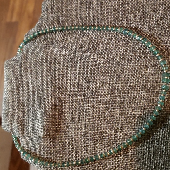 Natiral emerald/ 925 sterling silver. Handmade. - Picture 4 of 5